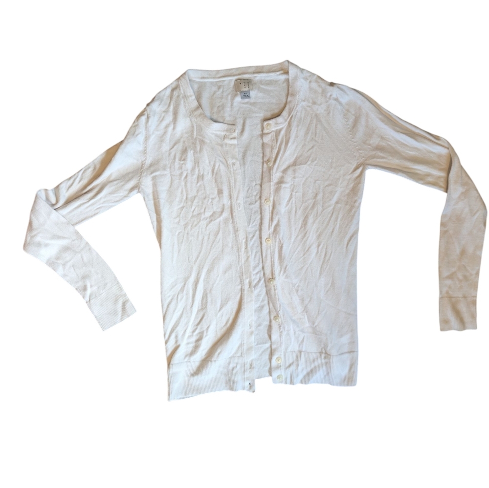a new day Cream Cardigan Sweater Women's XS